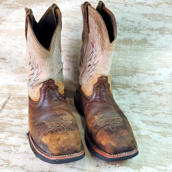 ARIAT® WORKHOG® MESTENO II* COMPOSITE TOE WORK BOOT - RUSTIC BROWN 10D - Picture 2 of 13